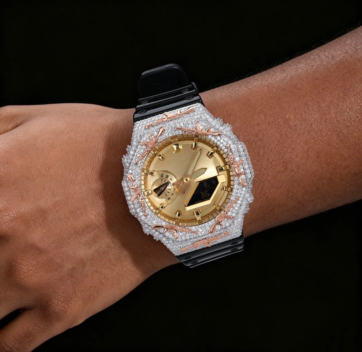 AK47 GA-2100 iced bezel
