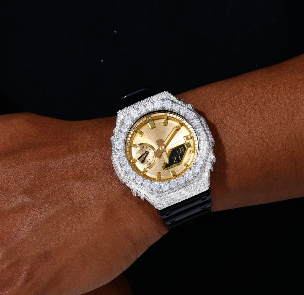 GA-2100 iced bezel