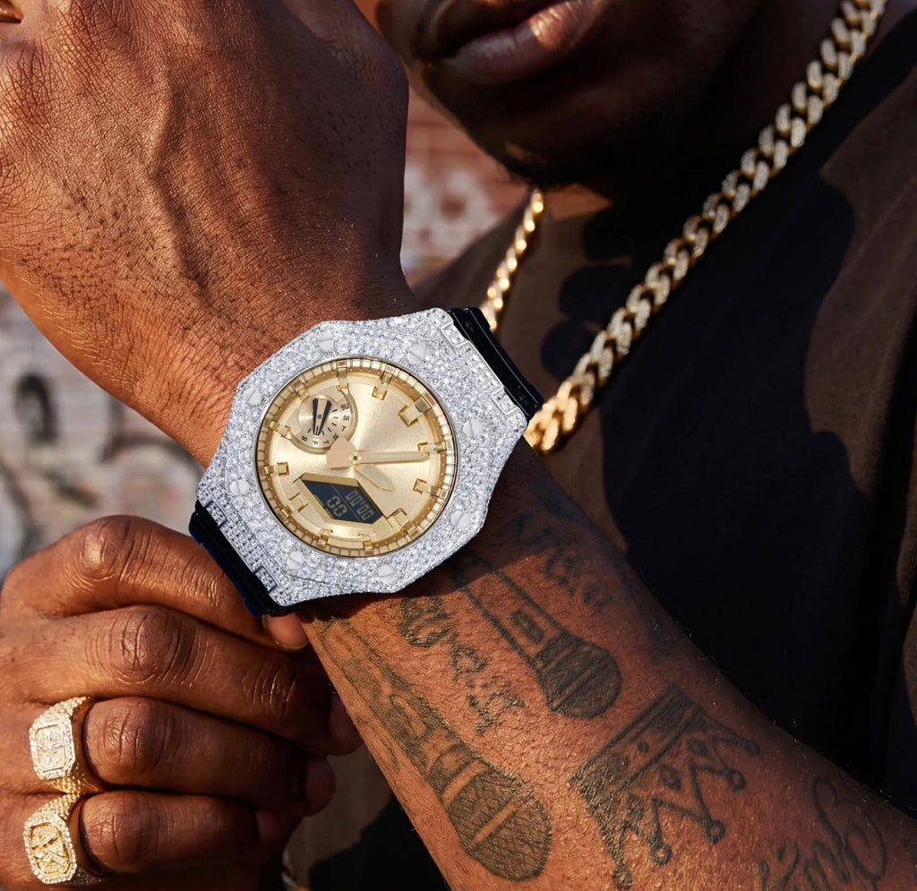 GA-2100 iced bezel