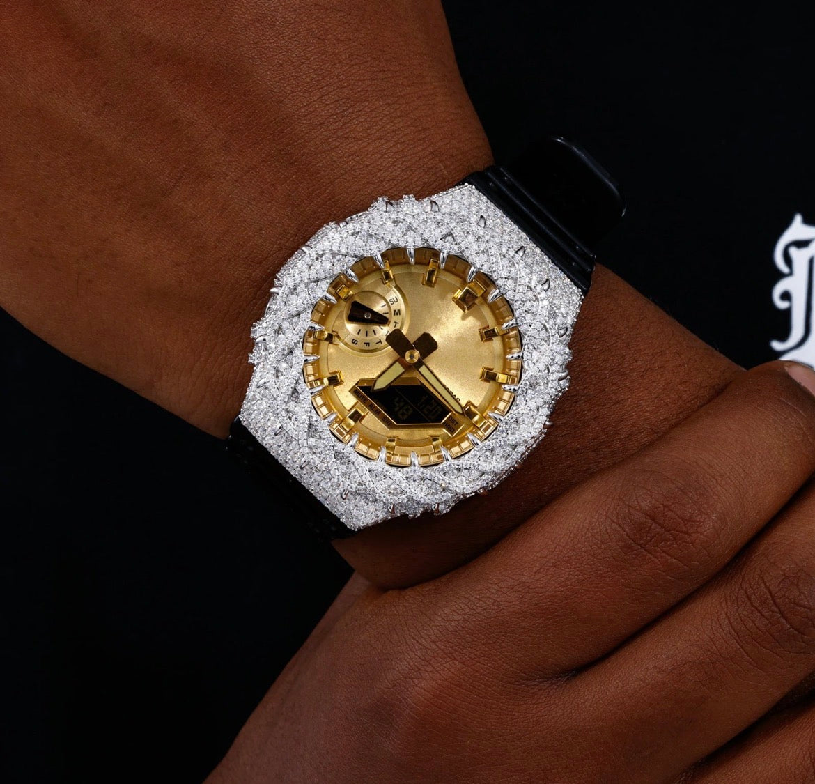 GA-2100 iced bezel