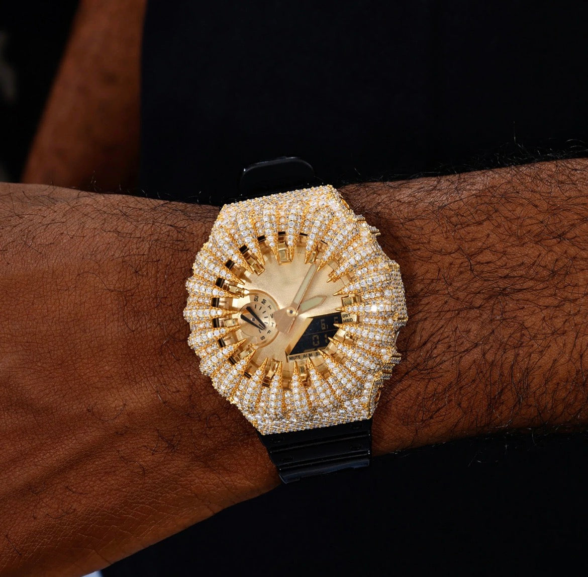 GA-2100 iced bezel
